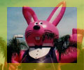 advertising inflatables - Easter bunny giant balloon 