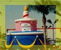 advertising inflatables - giant birthday cake inflatable